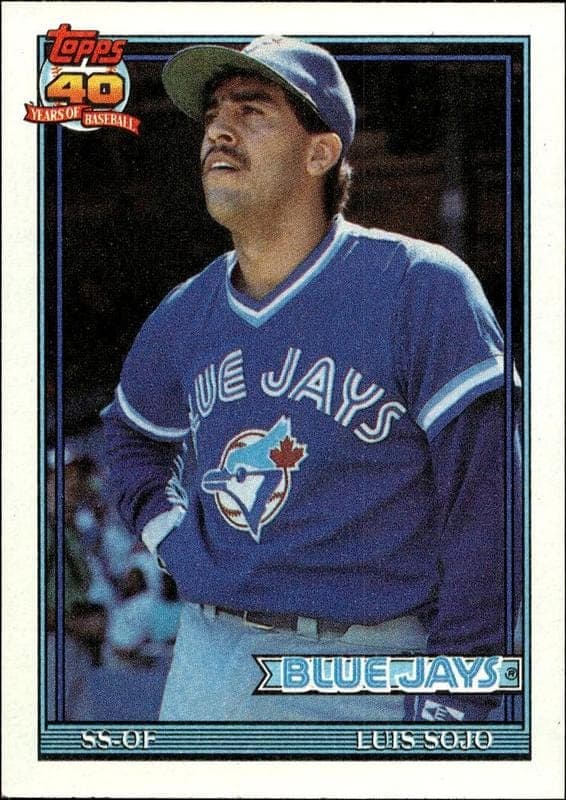 1991 topps Luis Sojo
