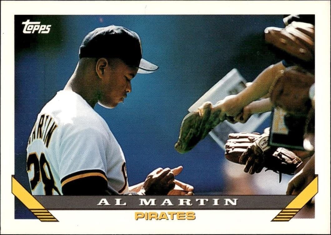 Al Martin 1993 Topps Series 2 #623 Baseball Trading Card - Front 1993 Topps Series 2 Al Martin #623 baseball trading card front