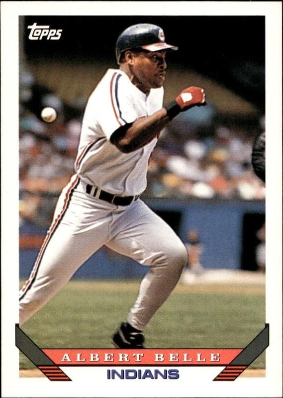 1993 Topps Series 2 Albert Belle #635 trading card