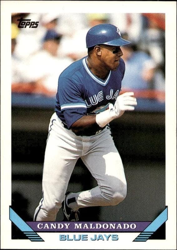 1993 Topps Series 1 Candy Maldonado #213 trading card