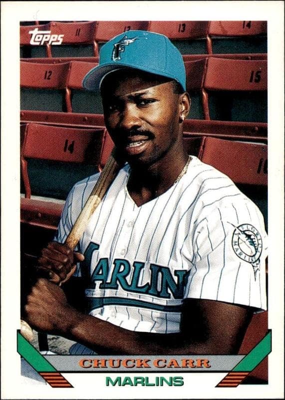 1993 Topps Series 2 Chuck Carr #722 trading card