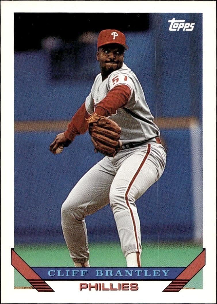 Cliff Brantley 1993 Topps Series 2 #773 Baseball Trading Card - Front 1993 Topps Series 2 Cliff Brantley #773 baseball trading card front