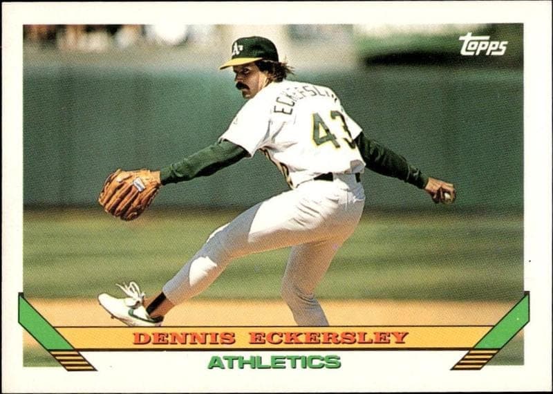 1993 Topps Series 1 Dennis Eckersley #155 trading card