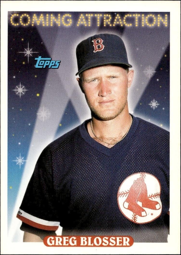 Greg Blosser 1993 Topps Series 2 #798 Baseball Trading Card - Front 1993 Topps Series 2 Greg Blosser #798 baseball trading card front