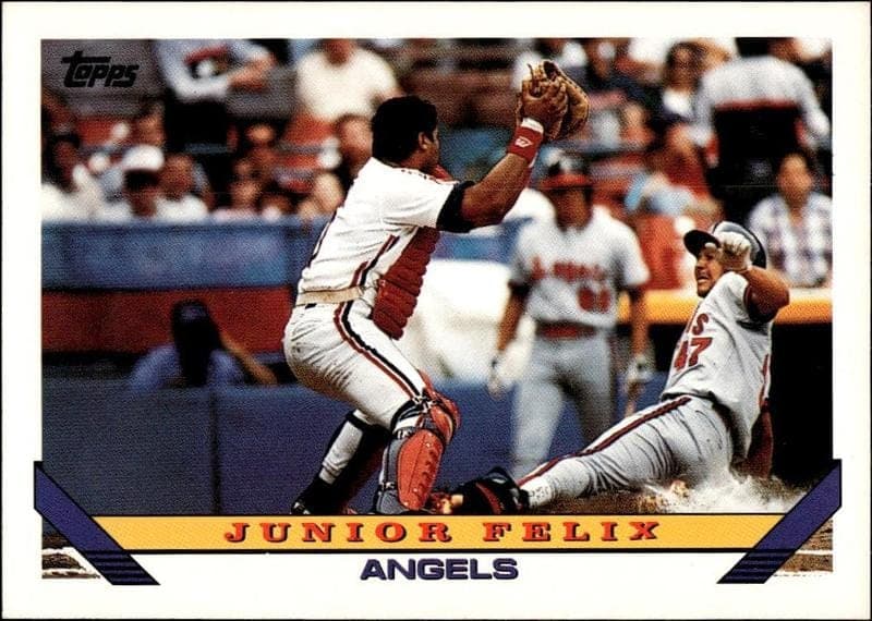 1993 Topps Series 1 Junior Felix #77 trading card