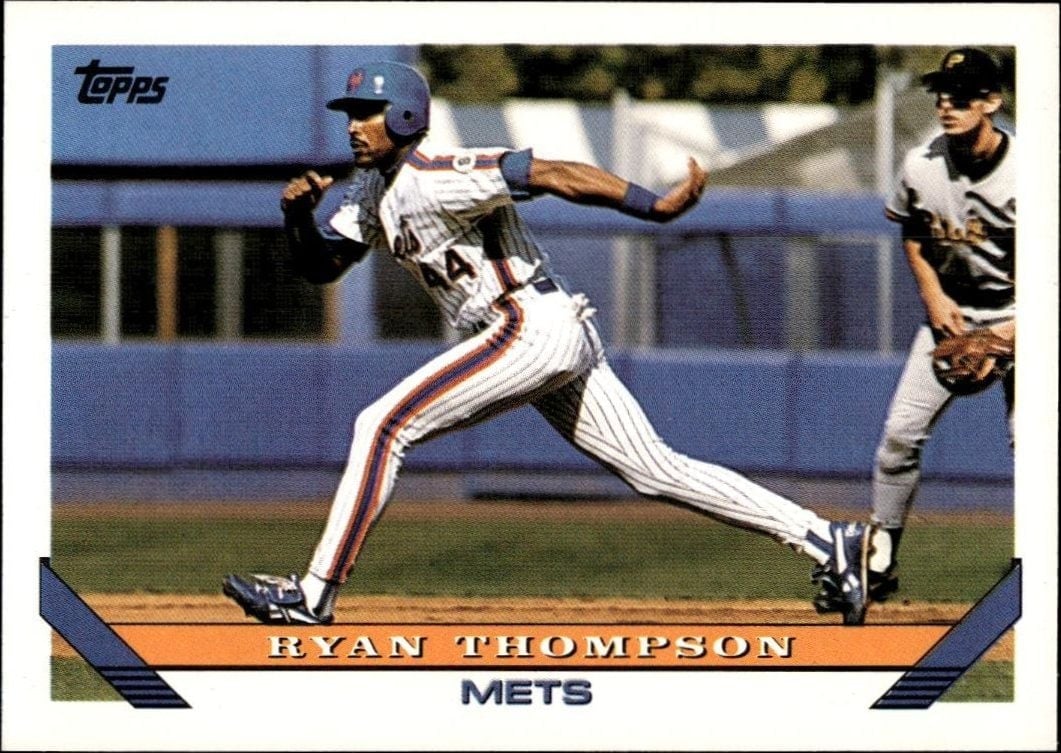 Ryan Thompson 1993 Topps Series 2 #547 Baseball Trading Card - Front 1993 Topps Series 2 Ryan Thompson #547 baseball trading card front