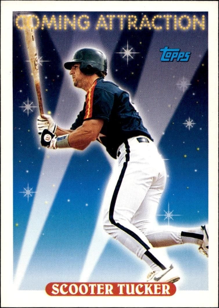 Scooter Tucker 1993 Topps Series 2 #814 Baseball Trading Card - Front 1993 Topps Series 2 Scooter Tucker #814 baseball trading card front