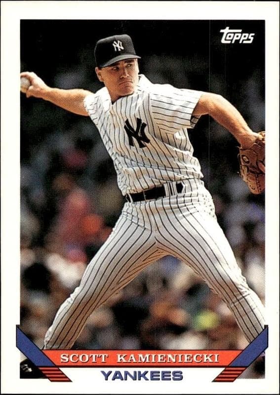 1993 Topps Series 2 Scott Kamieniecki #749 trading card