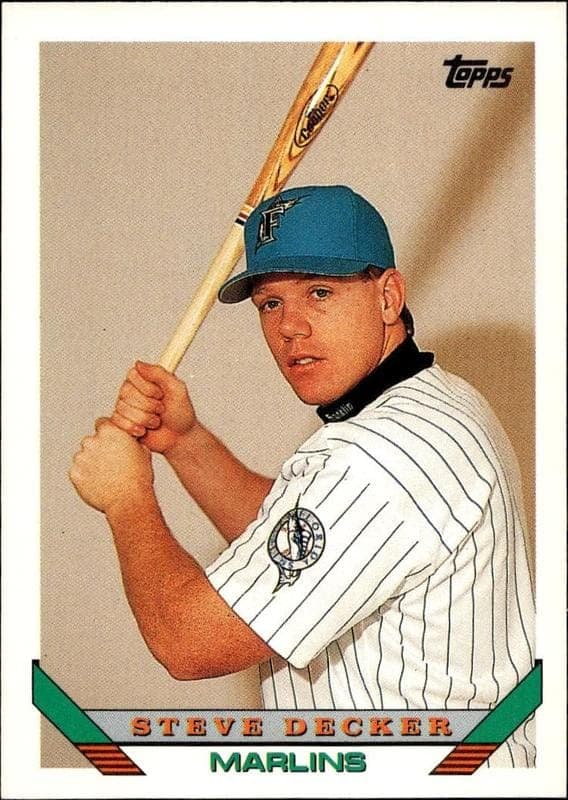 1993 topps Steve Decker