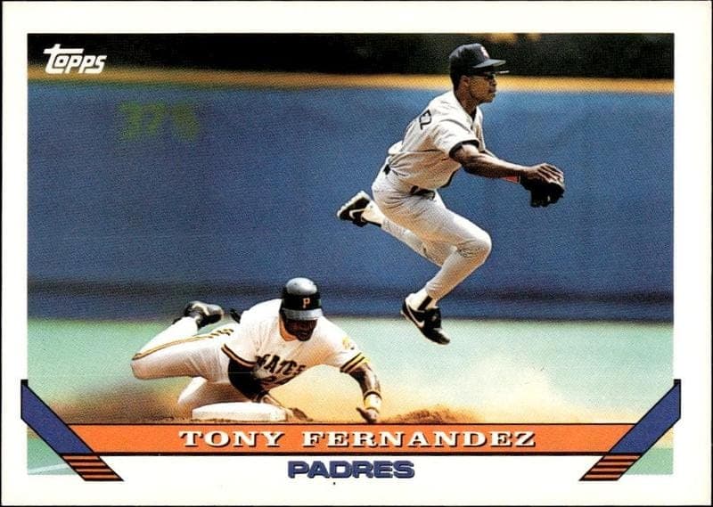 1993 Topps Series 2 Tony Fernandez #465 trading card