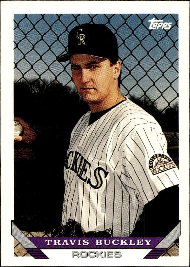 Travis Buckley 1993 Topps Series 2 #732 Baseball Trading Card - Front 1993 Topps Series 2 Travis Buckley #732 baseball trading card front