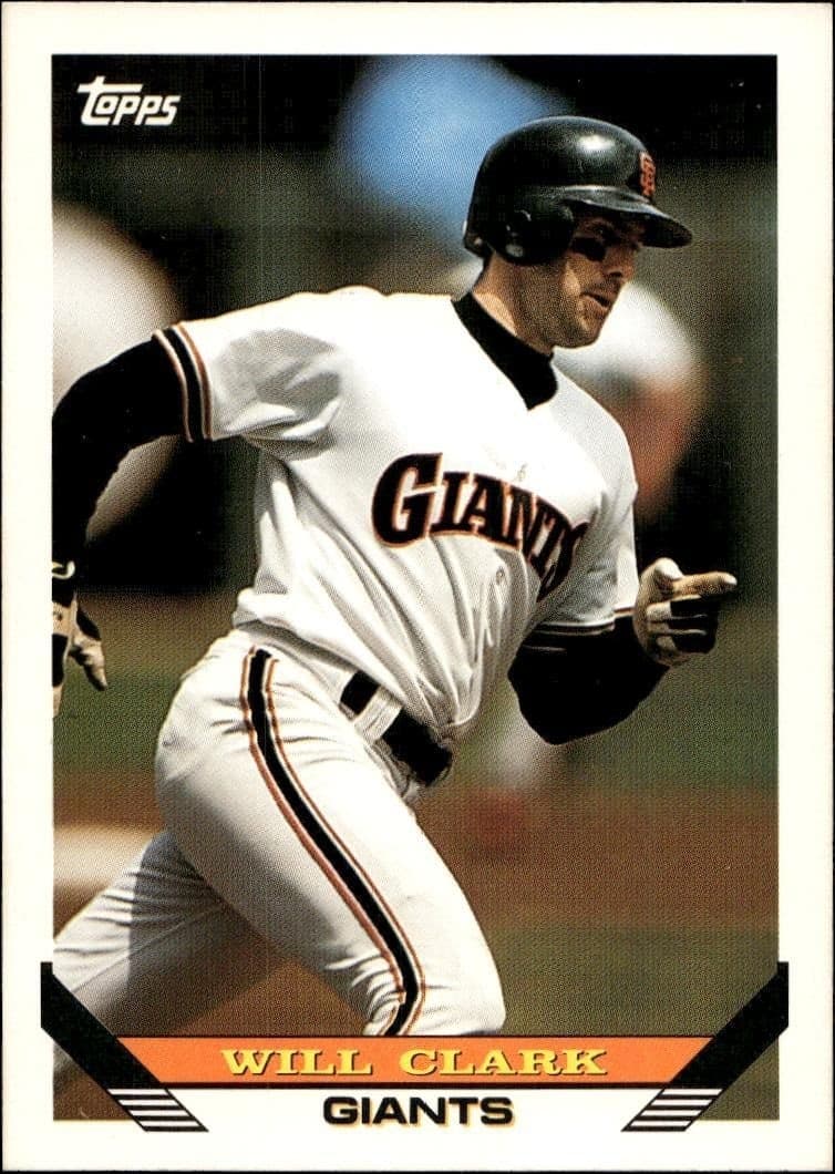 1993 topps Will Clark