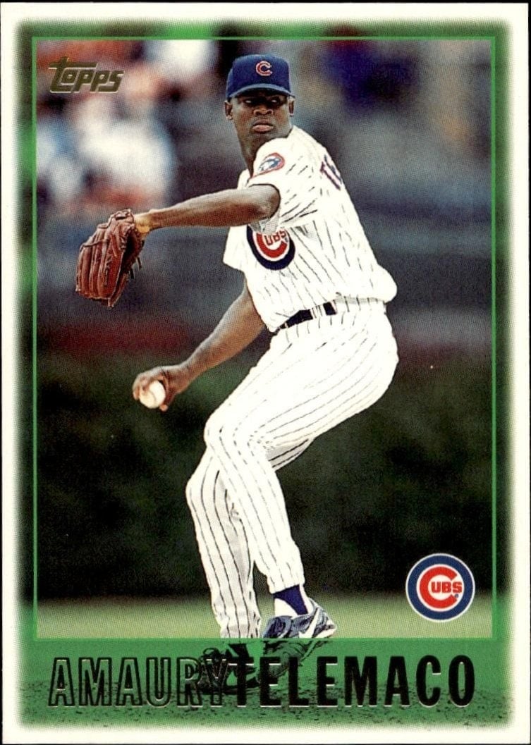 Amaury Telemaco 1997 Topps Series 2 #316 Baseball Trading Card - Front 1997 Topps Series 2 Amaury Telemaco #316 baseball trading card front