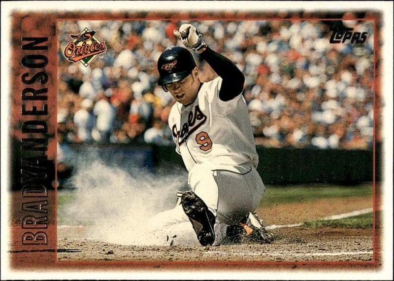 1997 Topps Series 1 Brady Anderson #6 trading card