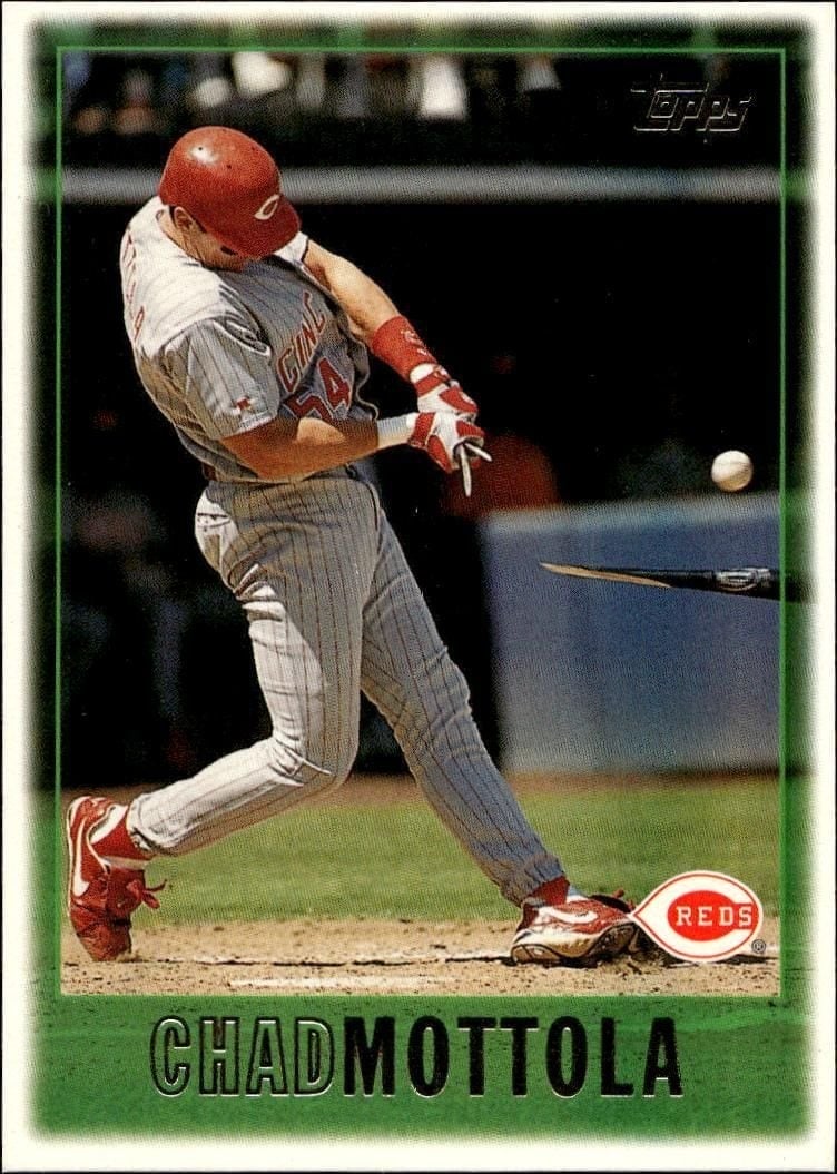 Chad Mottola 1997 Topps Series 2 #358 Baseball Trading Card - Front 1997 Topps Series 2 Chad Mottola #358 baseball trading card front