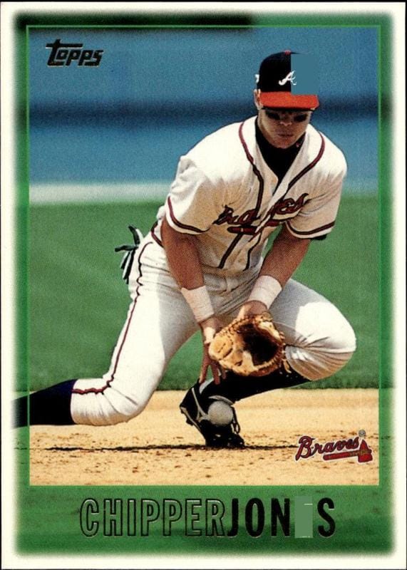 1997 Topps Series 2 Chipper Jones #276 trading card