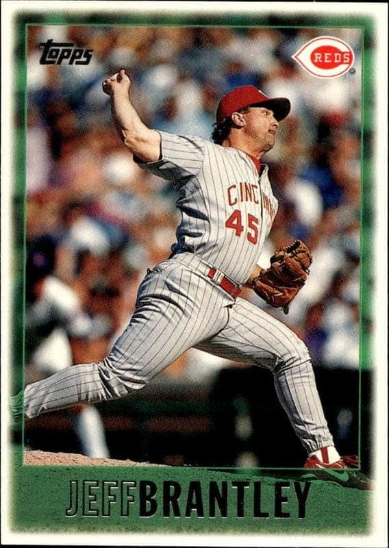 1997 Topps Series 1 Jeff Brantley #188 trading card