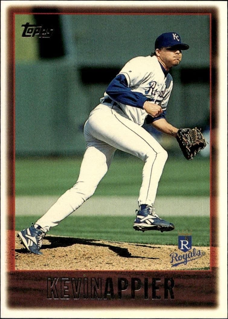 Kevin Appier 1997 Topps #30 Baseball Trading Card - Front 1997 Topps Kevin Appier #30 baseball trading card front