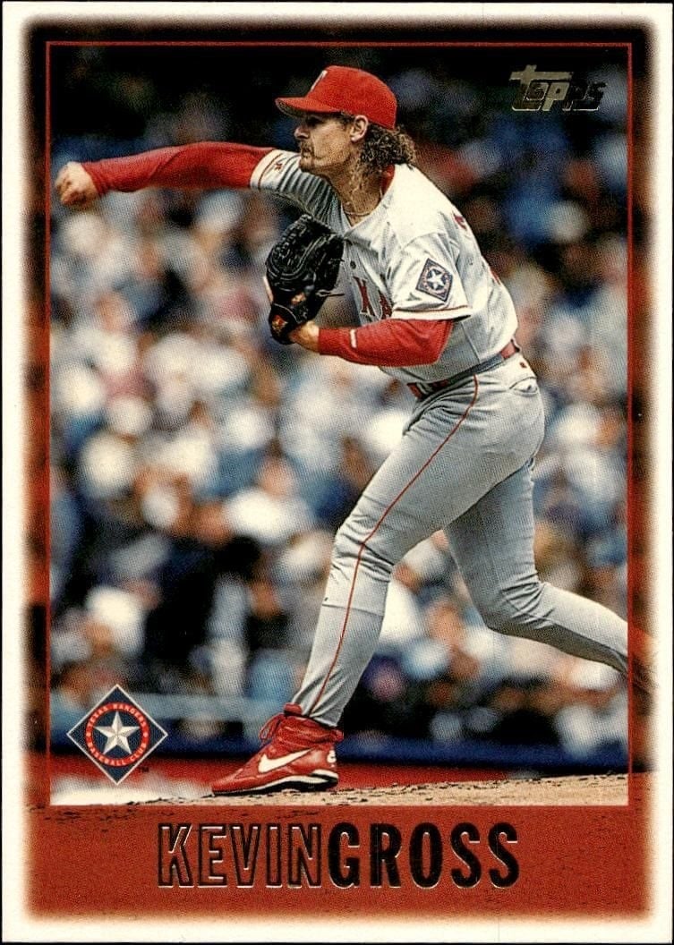 Kevin Gross 1997 Topps Series 2 #328 Baseball Trading Card - Front 1997 Topps Series 2 Kevin Gross #328 baseball trading card front