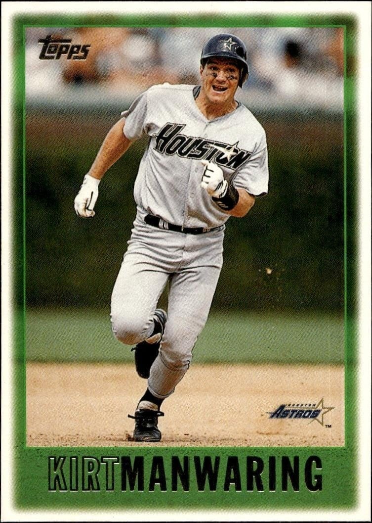 1997 Topps Series 2 Kirt Manwaring #364 trading card