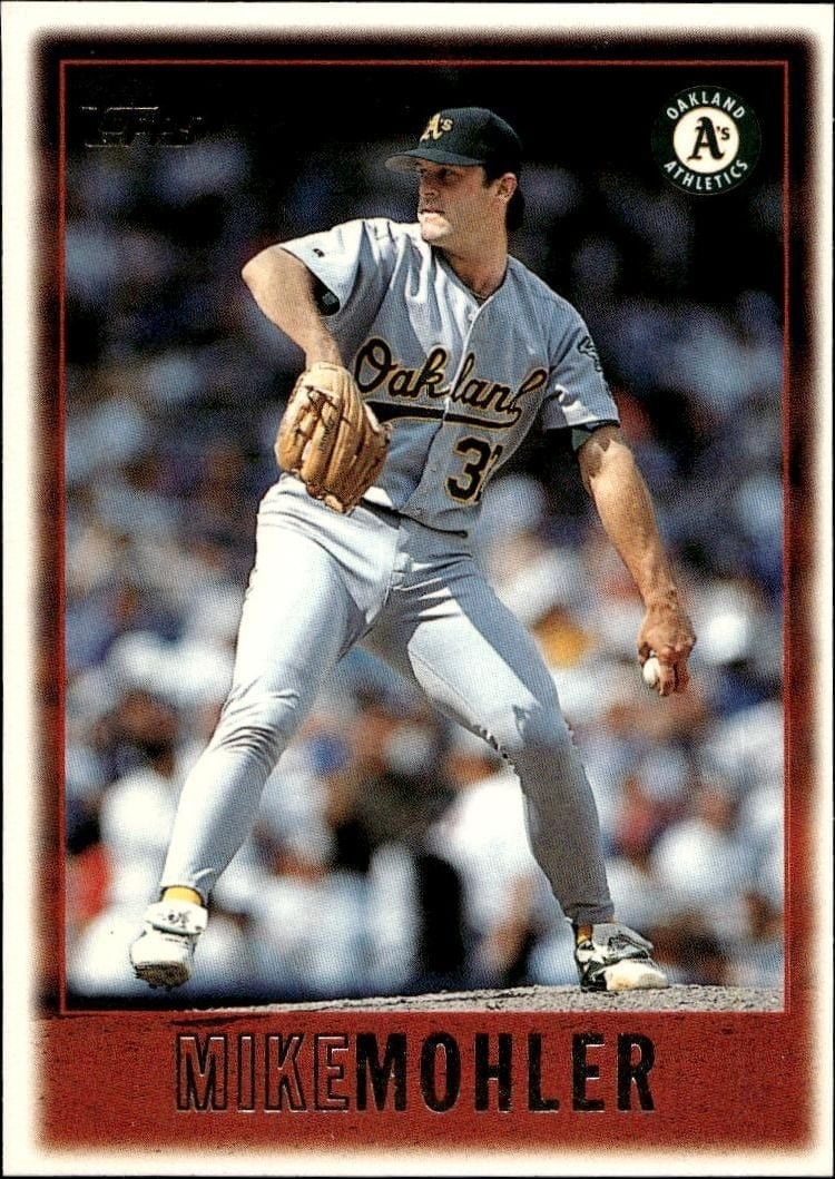 Mike Mohler 1997 Topps #19 Baseball Trading Card - Front 1997 Topps Mike Mohler #19 baseball trading card front