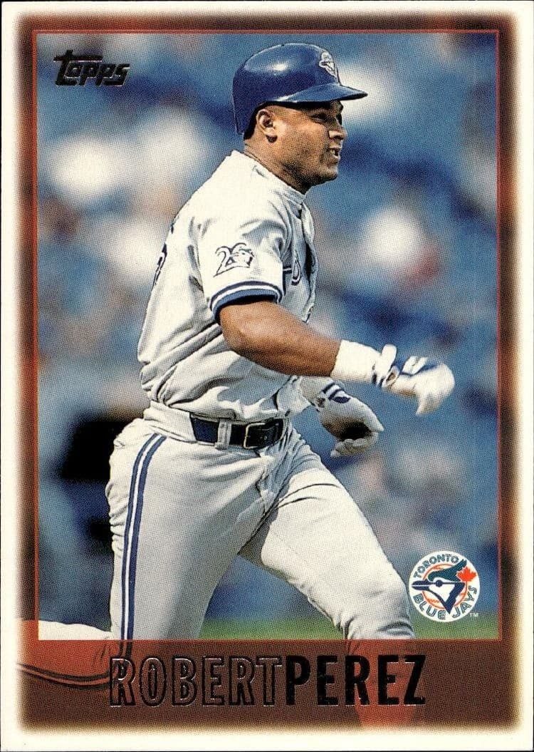 Robert Perez 1997 Topps #72 Baseball Trading Card - Front 1997 Topps Robert Perez #72 baseball trading card front