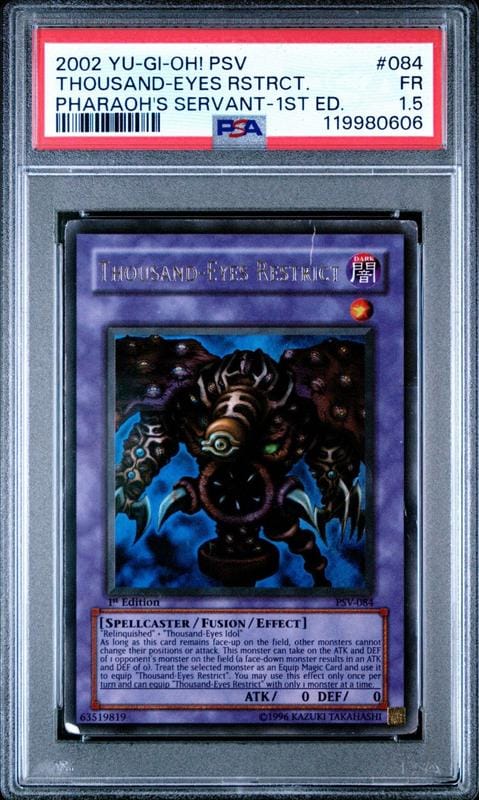 2002 Yu-Gi-Oh! Pharaoh's Servant Thousand-Eyes Restrict #PSV-084