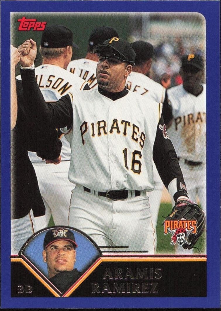 Aramis Ramirez 2003 Topps #181 Baseball Trading Card - Front 2003 Topps Aramis Ramirez #181 baseball trading card front
