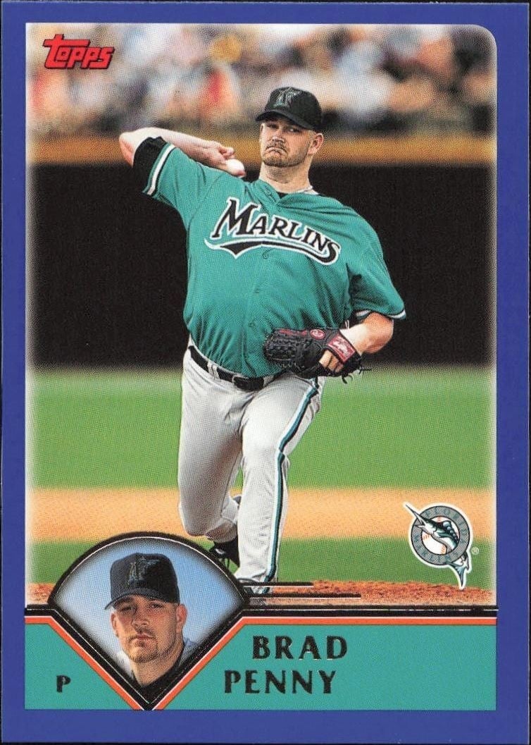 2003 Topps Series 1 Brad Penny #103 trading card