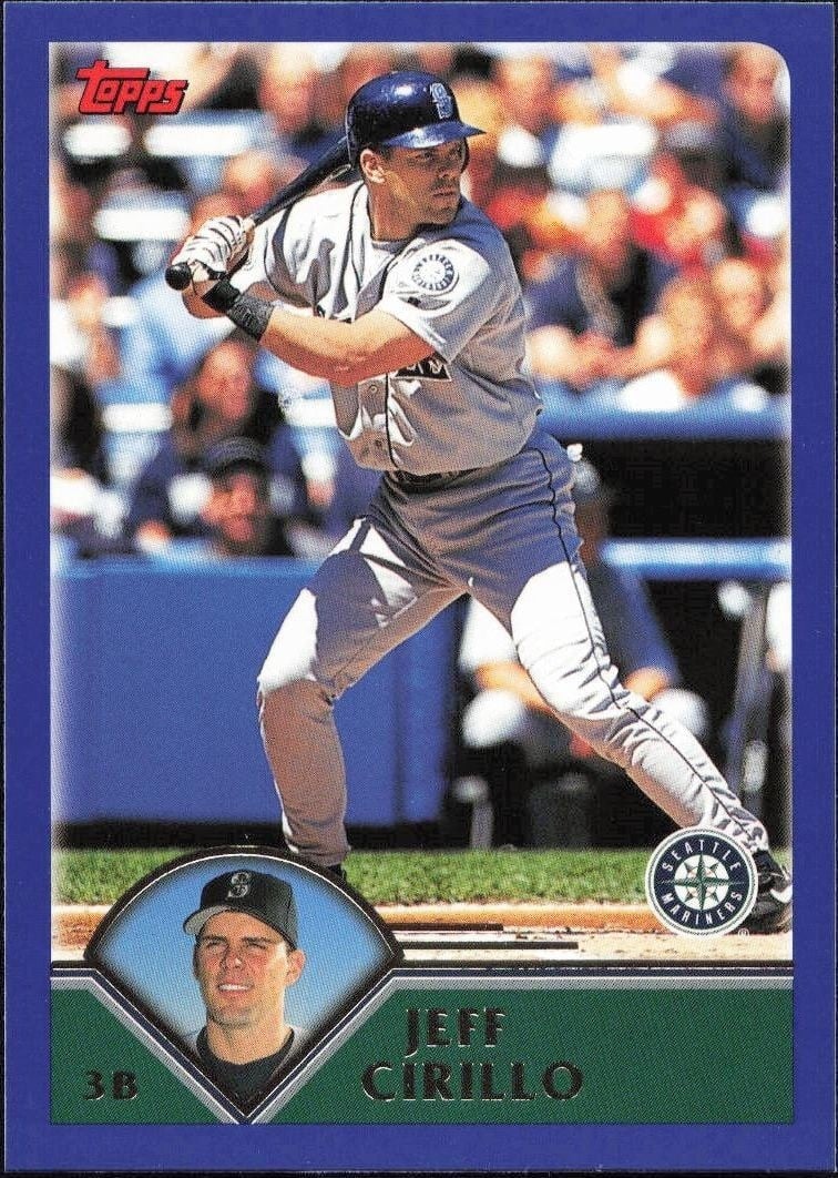 Jeff Cirillo 2003 Topps #244 Baseball Trading Card - Front 2003 Topps Jeff Cirillo #244 baseball trading card front
