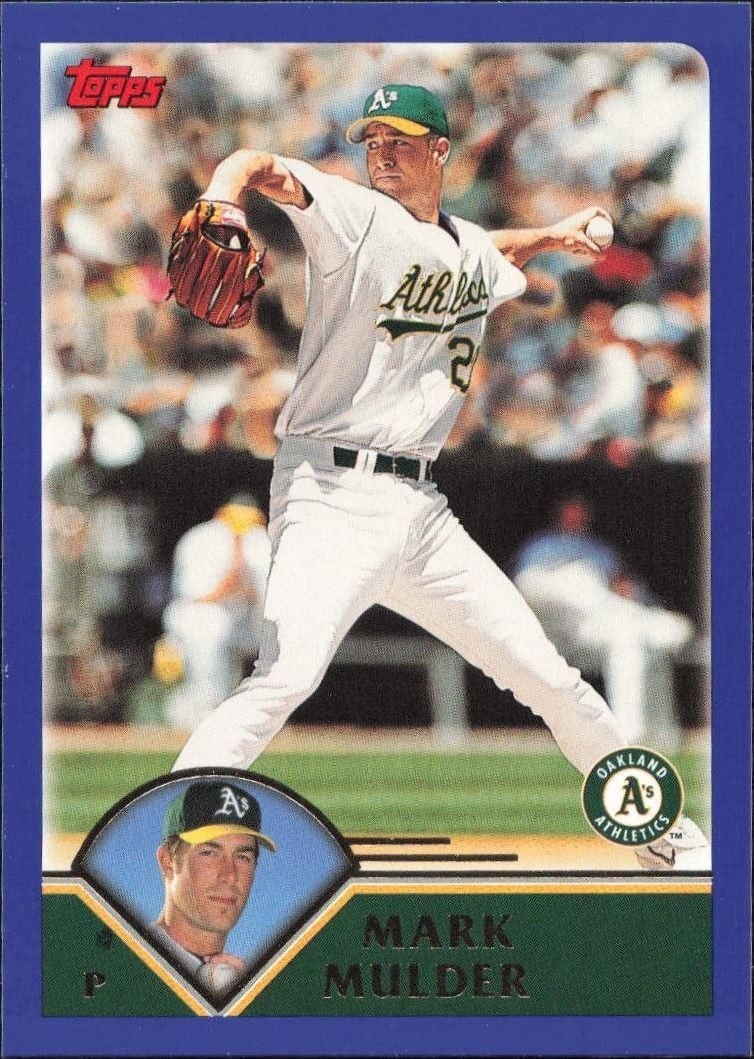 2003 Topps Series 1 Mark Mulder #116 trading card