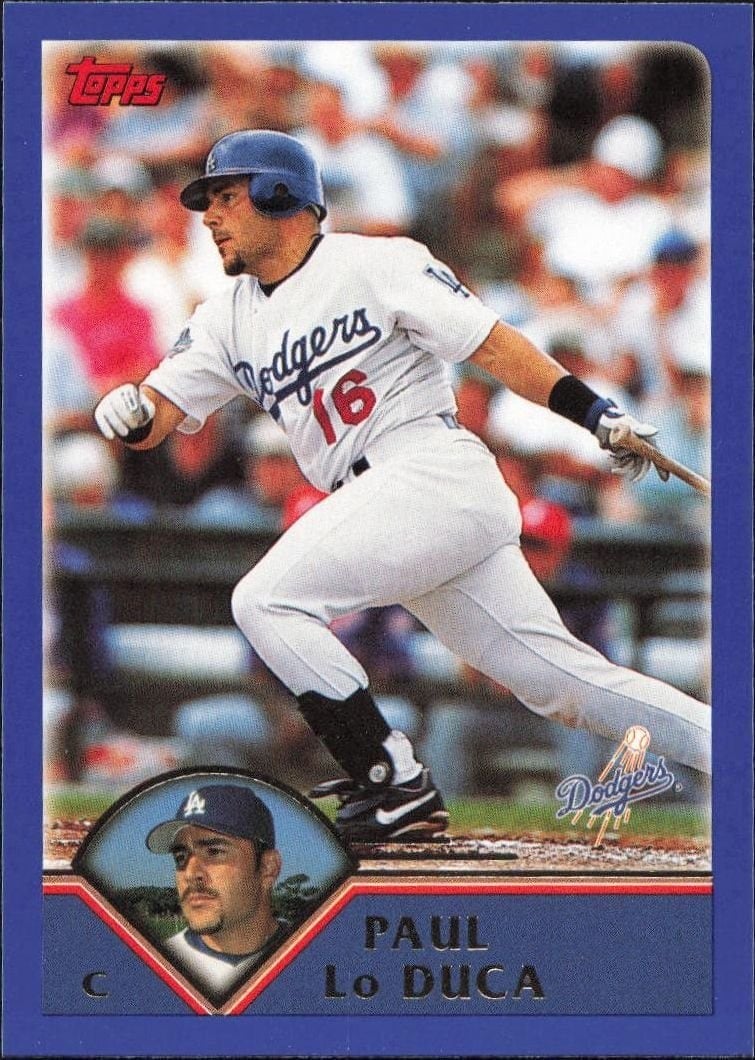 Paul Lo Duca 2003 Topps #208 Baseball Trading Card - Front 2003 Topps Paul Lo Duca #208 baseball trading card front