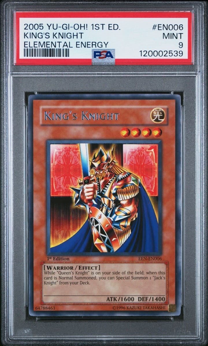 King's Knight 2005 Yu-Gi-Oh! Elemental Energy #EEN-EN006 Yu-Gi-Oh! Card - Front 2005 Yu-Gi-Oh! Elemental Energy King's Knight #EEN-EN006 Yu-Gi-Oh! card front