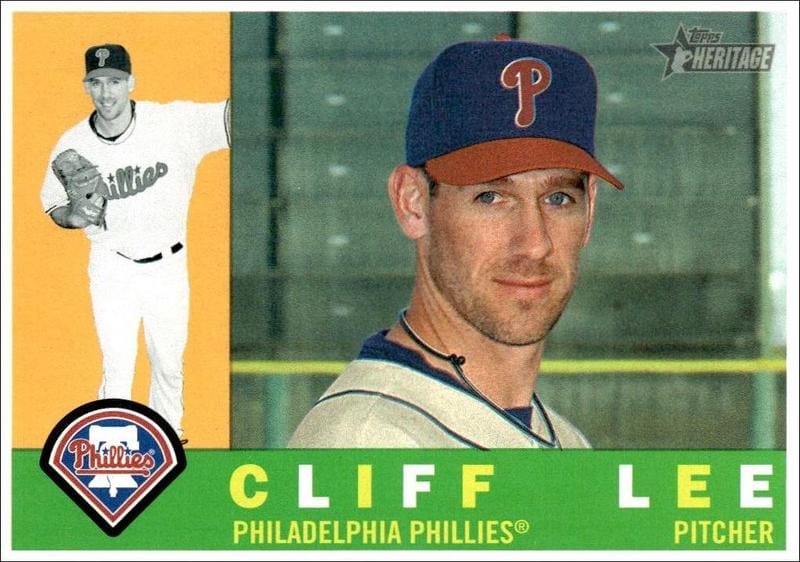 2009 Topps Heritage Cliff Lee #592 trading card