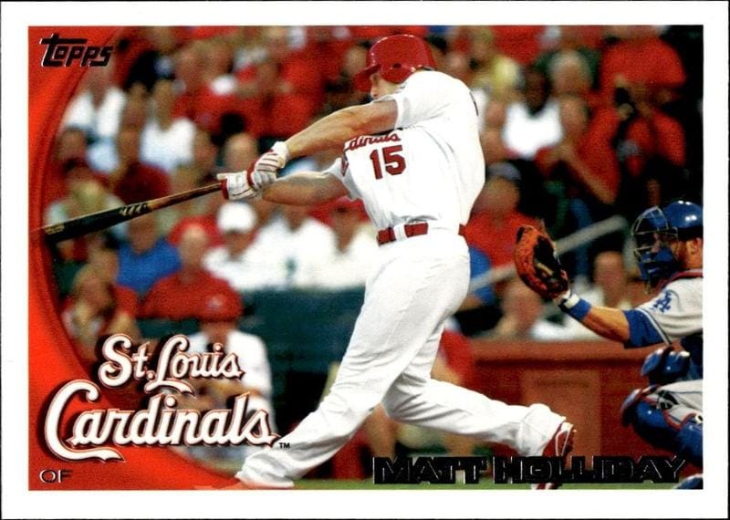 2010 Topps Series 1 Matt Holliday #140 trading card