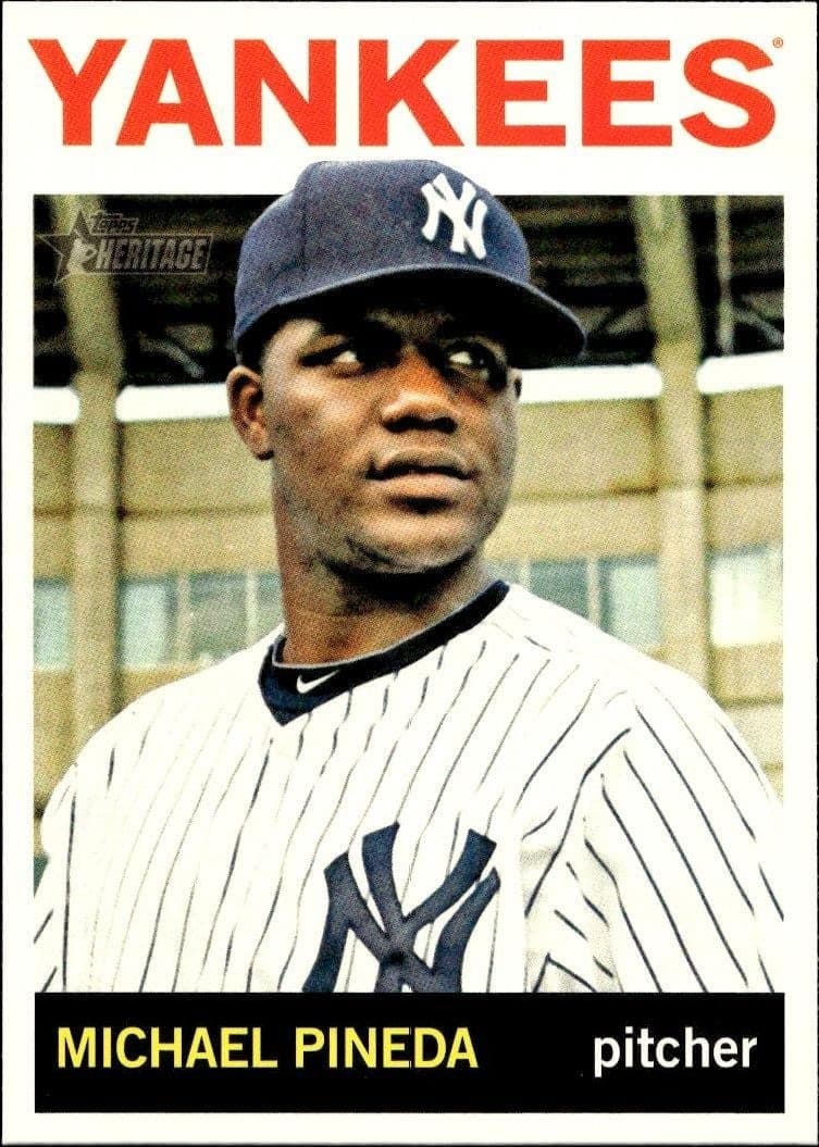 2013 Topps Heritage High Number Michael Pineda #H516 trading card