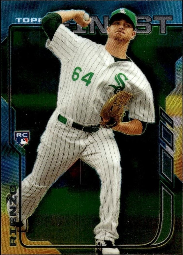 Andre Rienzo 2014 Topps Finest #16 Baseball Trading Card - Front 2014 Topps Finest Andre Rienzo #16 baseball trading card front