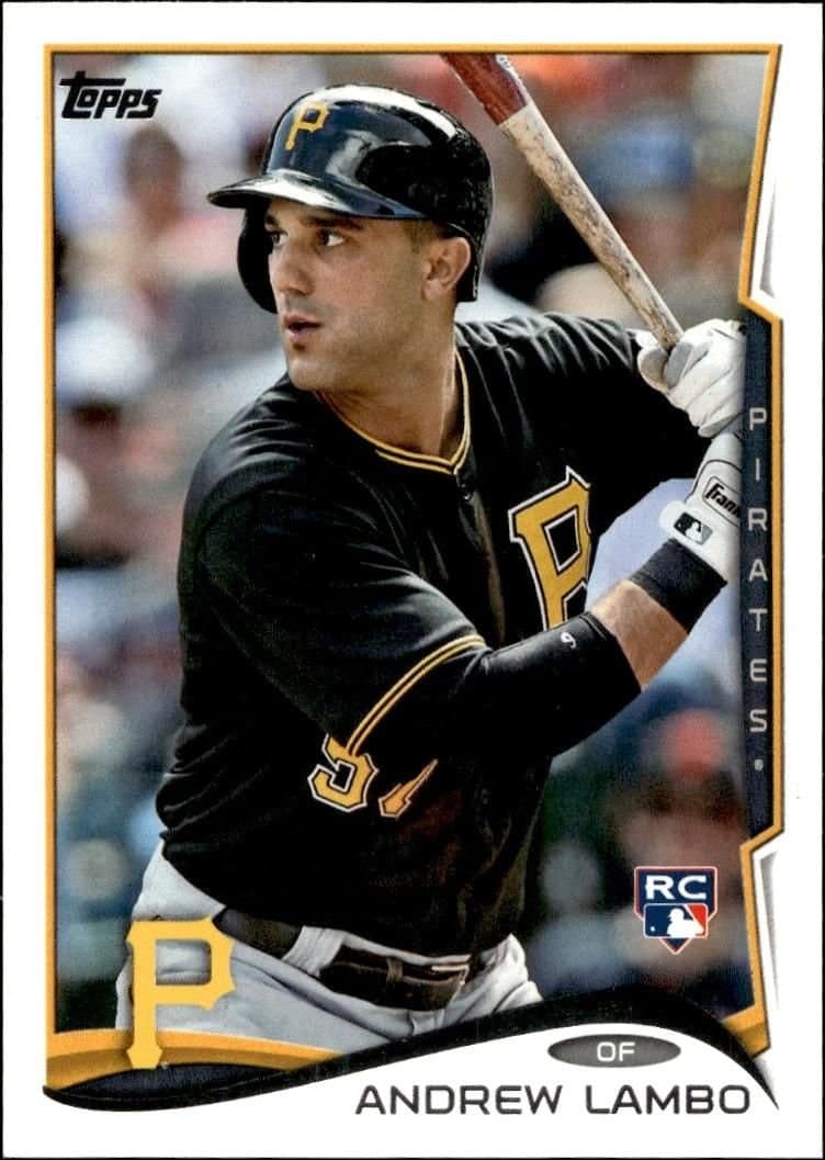 Andrew Lambo 2014 Topps #54 Baseball Trading Card - Front 2014 Topps Andrew Lambo #54 baseball trading card front