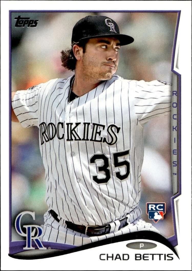 Chad Bettis 2014 Topps #290 Baseball Trading Card - Front 2014 Topps Chad Bettis #290 baseball trading card front