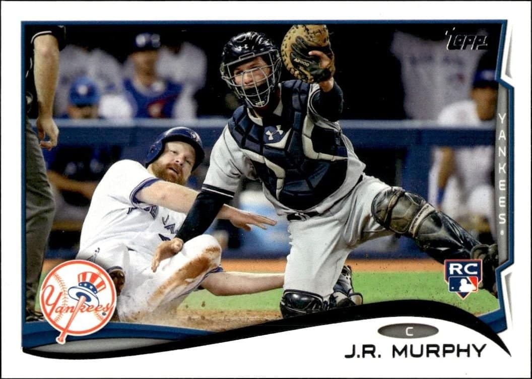 J.R. Murphy 2014 Topps #231 Baseball Trading Card - Front 2014 Topps J.R. Murphy #231 baseball trading card front