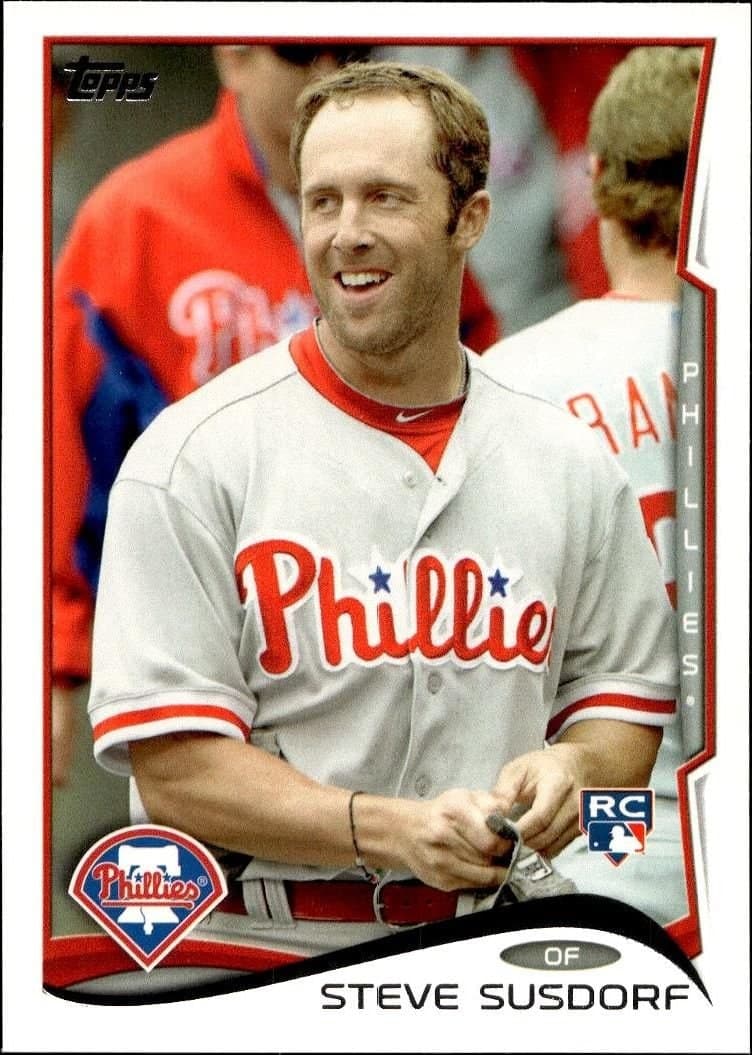 Steve Susdorf 2014 Topps Series 2 #498 Baseball Trading Card - Front 2014 Topps Series 2 Steve Susdorf #498 baseball trading card front