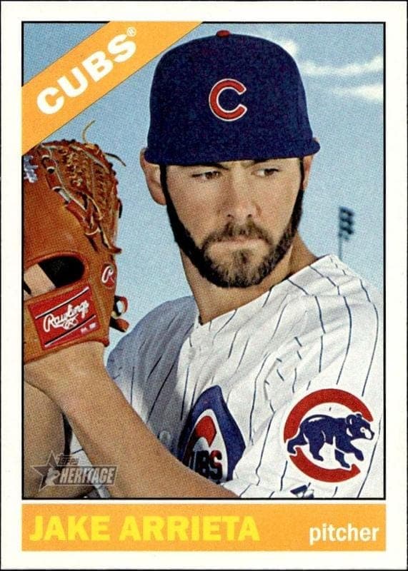 2015 Topps Heritage Jake Arrieta #384 trading card