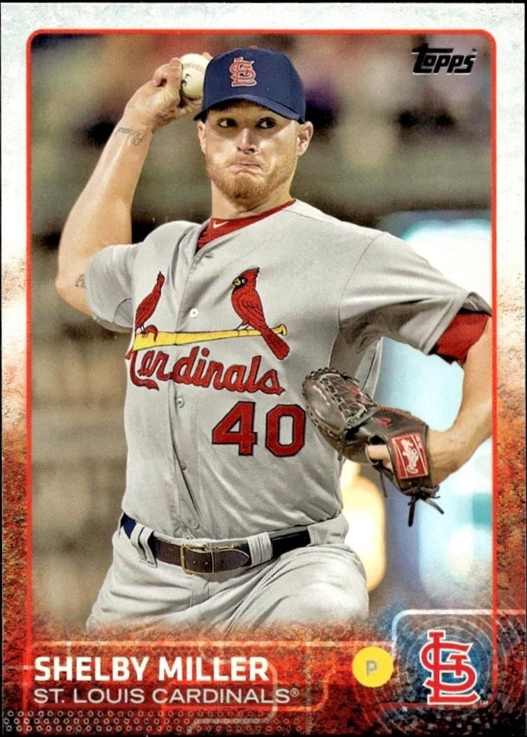 2015 Topps Series 1 Shelby Miller #220 trading card