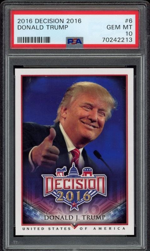 2016 Leaf Decision Donald Trump #6