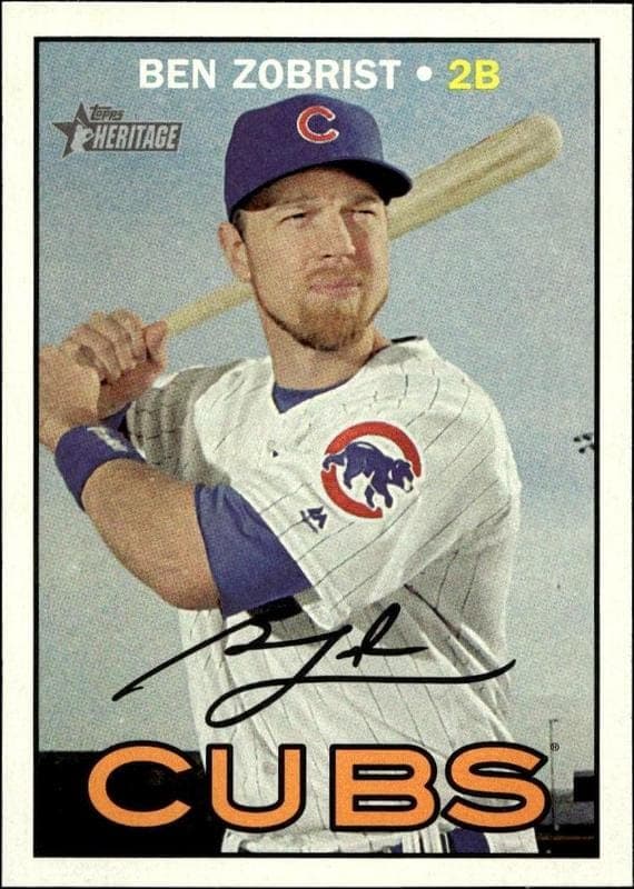 2016 topps Ben Zobrist