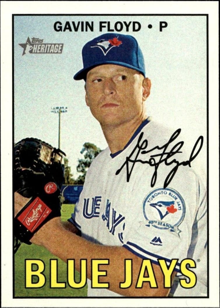 2016 Topps Heritage Gavin Floyd #534 trading card