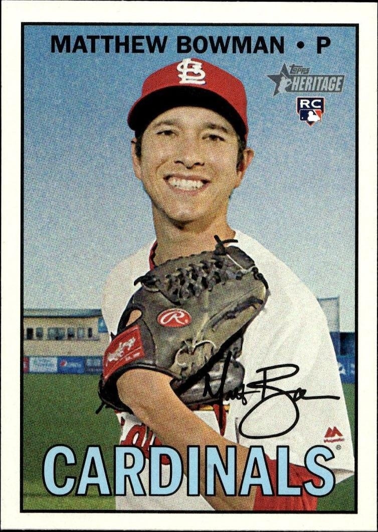 2016 Topps Heritage Matthew Bowman #620 trading card