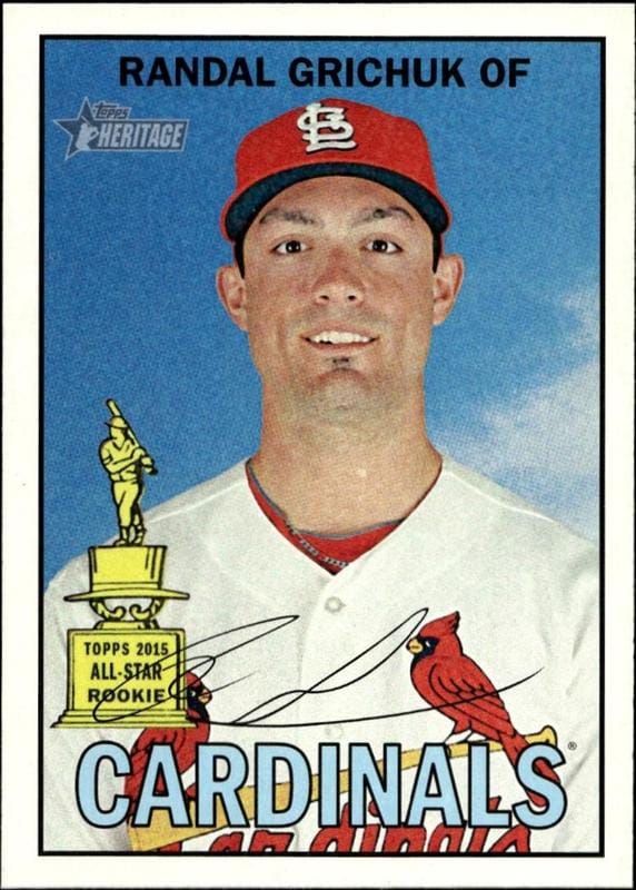 2016 Topps Heritage Randal Grichuk #471 trading card