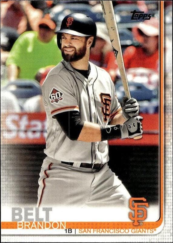 2019 topps Brandon Belt