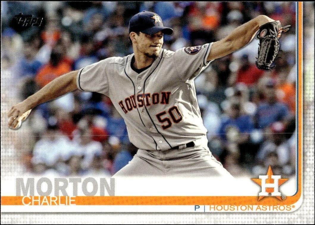 Charlie Morton 2019 Topps #169 Baseball Trading Card - Front 2019 Topps Charlie Morton #169 baseball trading card front